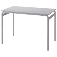 Обеденные стол со стульями Ikea Grasala/Lidas Прямоугольная / ДСП / Серый photo 2