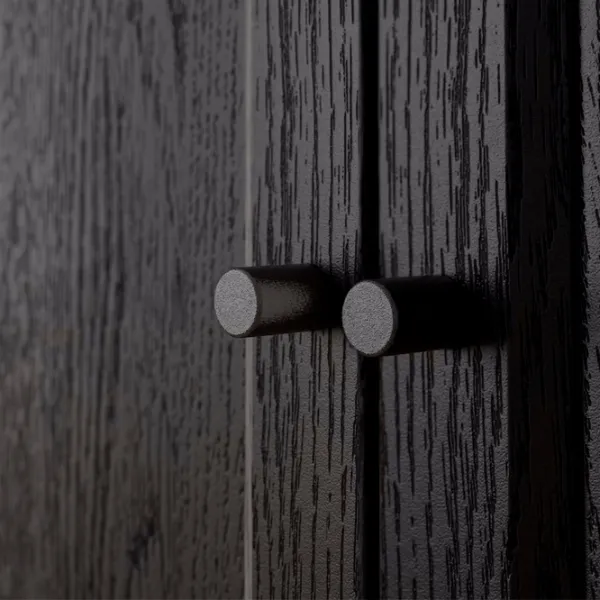 Dulap cu polițe Ikea Billy/Oxberg 237 x 80 x 30 / MDF / Stejar negru photo 4