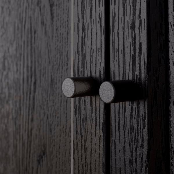 Dulap cu polițe Ikea Billy/Oxberg 237 x 80 x 30 / MDF / Stejar negru photo 4