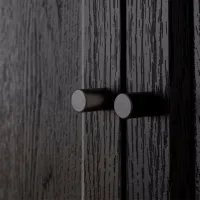 Dulap cu polițe Ikea Billy/Oxberg 237 x 80 x 30 / MDF / Stejar negru photo 4