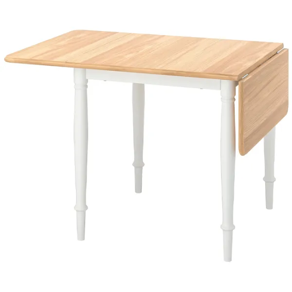 Set masă și scaune Ikea Danderyd/Ingolf Dreptunghiulară / Lemn / Oak veneer photo 2