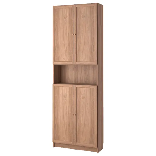 Шкаф с полками Ikea Billy/Oxberg 237 x 80 x 30см / МДФ / Дуб photo 1