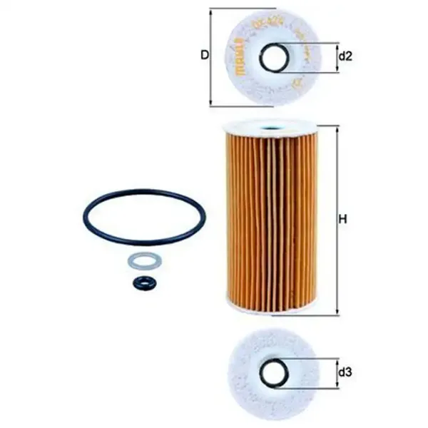 Масляный фильтр Mahle OX 424D MHL-OX 424D photo 4 Масляный фильтр Mahle OX 424D MHL-OX 424D photo 4