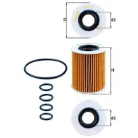 Filtru de ulei Mahle OX 437D MHL-OX 437D photo 5