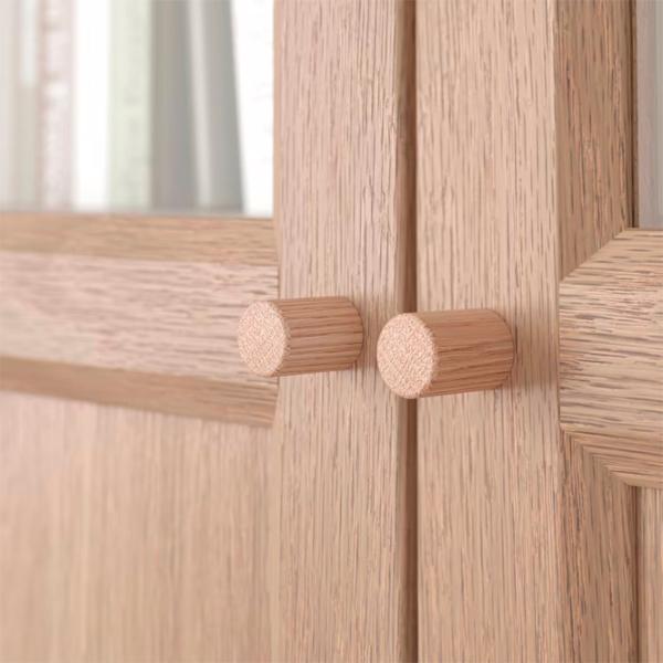 Шкаф с полками Ikea Billy/Oxberg 202 x 80 x 30см / МДФ / Дуб photo 2