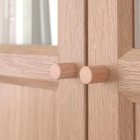 Dulap cu polițe Ikea Billy/Oxberg 202 x 80 x 30 / MDF / Stejar photo 2
