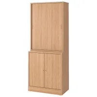 Шкаф с полками Ikea Tonstad 200.5 x 81.7 x 47см / МДФ / Дубовый Шпон