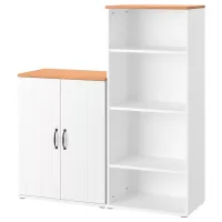 Dulap cu polițe Ikea Skruvby 140 x 130 x 38 / MDF / White
