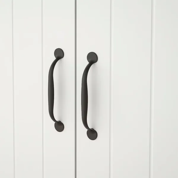 Dulap cu polițe Ikea Skruvby 140 x 130 x 38 / MDF / White photo 6 Dulap cu polițe Ikea Skruvby 140 x 130 x 38 / MDF / White photo 6