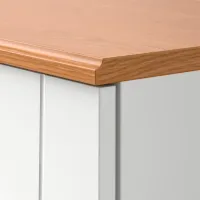 Шкаф с полками Ikea Skruvby 140 x 130 x 38см / МДФ / White photo 7