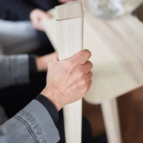 Обеденные стол со стульями Ikea Lisabo/Ronninge Прямоугольная / ДСП / Ясеневый Шпон photo 7