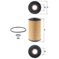 Filtru de ulei Mahle OX 153D3 MHL-OX 153D3 photo 5