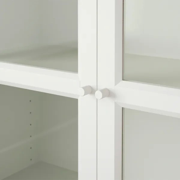Шкаф с полками Ikea Billy/Oxberg 237 x 200 x 30см / МДФ / White photo 4