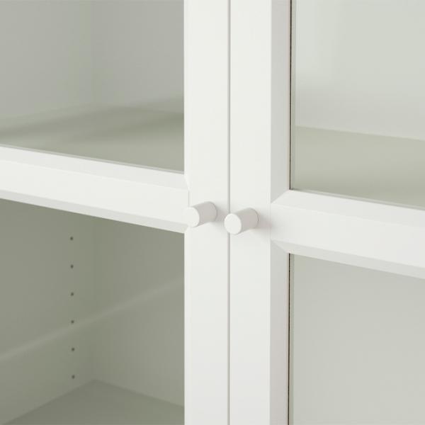 Шкаф с полками Ikea Billy/Oxberg 237 x 200 x 30см / МДФ / White photo 4