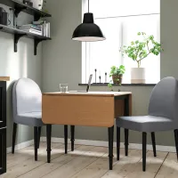 Set masă și scaune Ikea Danderyd/Vissle Pătrată / PAL / Pine veneer photo 4