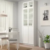 Dulap cu polițe Ikea Billy 237 x 80 x 30 / MDF / White photo 2