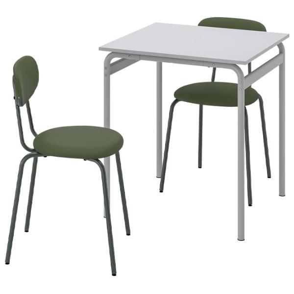 Set masă și scaune Ikea Grasala/Ostano/Remmarn Pătrată / PAL / Gray photo 1
