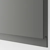Dulap cu polițe Ikea Besta 202 x 120 x 42 / MDF / Sur închis - Alb photo 2
