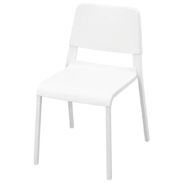Обеденные стол со стульями Ikea Melltorp/Teodores Прямоугольная / ДСП / Белый photo 3