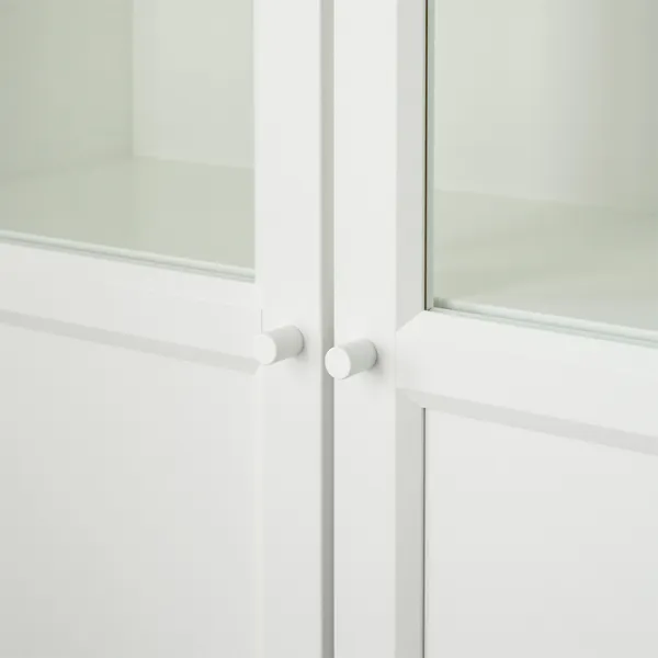 Шкаф с полками Ikea Billy/Oxberg 202 x 160 x 30см / МДФ / White photo 3
