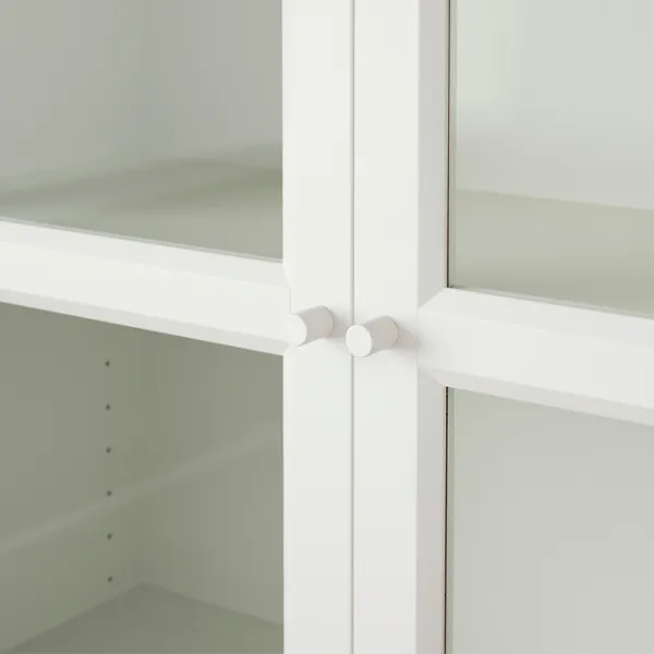 Шкаф с полками Ikea Billy/Oxberg 202 x 160 x 30см / МДФ / White photo 4