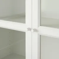 Шкаф с полками Ikea Billy/Oxberg 202 x 160 x 30см / МДФ / White photo 4