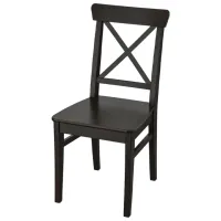 Set masă și scaune Ikea Danderyd/Ingolf Dreptunghiulară / MDF / Black photo 3