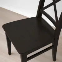 Set masă și scaune Ikea Danderyd/Ingolf Dreptunghiulară / MDF / Black photo 5
