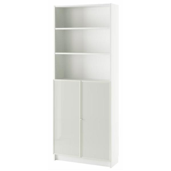 Шкаф с полками Ikea Billy/Hogbo 202 x 80 x 30см / МДФ / White photo 1 Шкаф с полками Ikea Billy/Hogbo 202 x 80 x 30см / МДФ / White photo 1