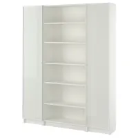 Dulap cu polițe Ikea Billy/Hogbo 202 x 160 x 30 / MDF / White