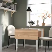 Set masă și scaune Ikea Danderyd/Ebbalycke/Idekulla Pătrată / PAL / Oak veneer photo 7