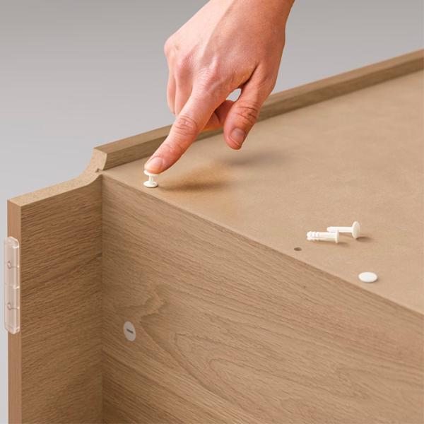 Dulap cu polițe Ikea Billy/Oxberg 202 x 80 x 30 / MDF / Stejar photo 4