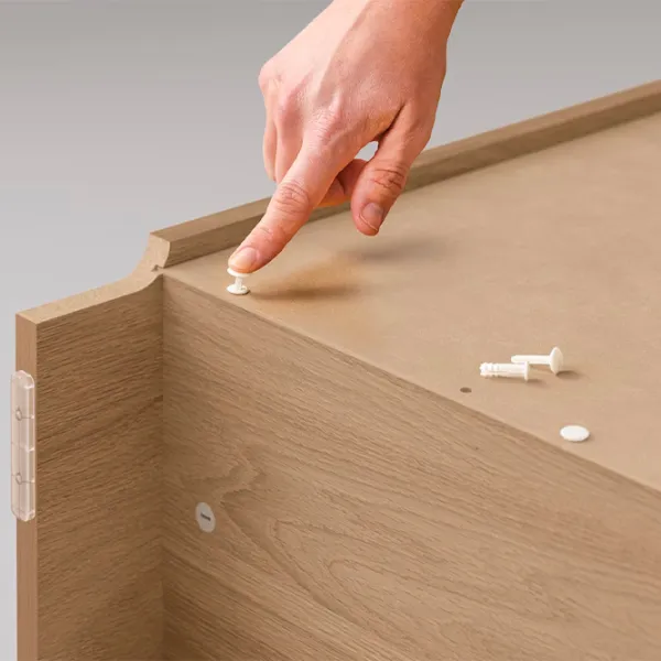 Шкаф с полками Ikea Billy/Oxberg 202 x 160 x 30см / МДФ / Дуб photo 6