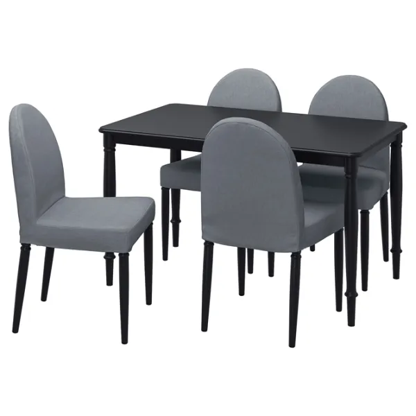 Set masă și scaune Ikea Danderyd/Vissle Dreptunghiulară / MDF / Black photo 1 Set masă și scaune Ikea Danderyd/Vissle Dreptunghiulară / MDF / Black photo 1