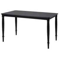 Set masă și scaune Ikea Danderyd/Vissle Dreptunghiulară / MDF / Black photo 2
