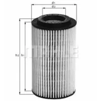Масляный фильтр Mahle OX 153/7D MHL-OX 153/7D2 photo 4