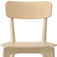 Set masă și scaune Ikea Lisabo Rotundă / MDF / Ash Veneer photo 4