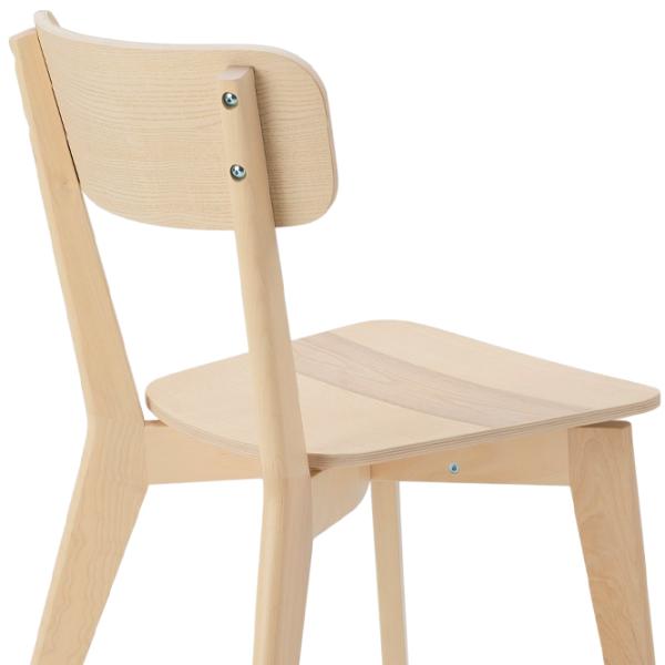 Обеденные стол со стульями Ikea Lisabo Круглая / МДФ / Ясеневый Шпон photo 5