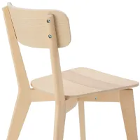 Set masă și scaune Ikea Lisabo Rotundă / MDF / Ash Veneer photo 5