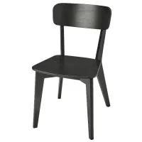 Set masă și scaune Ikea Lisabo Rotundă / MDF / Black photo 3