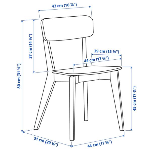 Обеденные стол со стульями Ikea Lisabo Круглая / МДФ / Черный photo 8 Обеденные стол со стульями Ikea Lisabo Круглая / МДФ / Черный photo 8