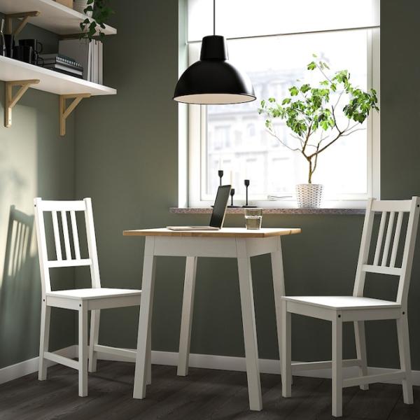 Обеденные стол со стульями Ikea Pinntorp/Stefan Квадратная / Дерево / Светло-коричневый photo 7