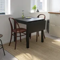 Set masă și scaune Ikea Nordviken/Skogsbo Rotundă / PAL / Black photo 6