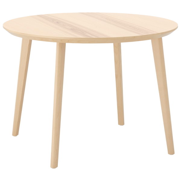 Set masă și scaune Ikea Lisabo/Tallmyra Rotundă / MDF / Ash photo 2
