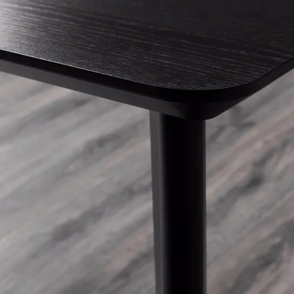 Set masă și scaune Ikea Lisabo/Alvsta Dreptunghiulară / PAL / Black photo 4