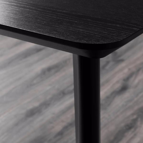 Set masă și scaune Ikea Lisabo/Alvsta Dreptunghiulară / PAL / Black photo 4