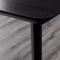 Set masă și scaune Ikea Lisabo/Alvsta Dreptunghiulară / PAL / Black photo 4