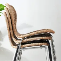 Set masă și scaune Ikea Lisabo/Alvsta Dreptunghiulară / PAL / Black photo 7