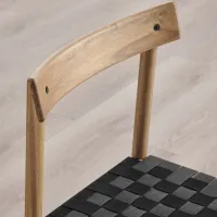 Обеденные стол со стульями Ikea Nackanas Круглая / Дерево / Acacia photo 4