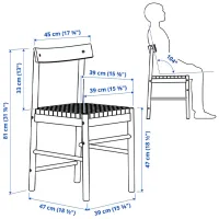 Обеденные стол со стульями Ikea Nackanas Круглая / Дерево / Acacia photo 9